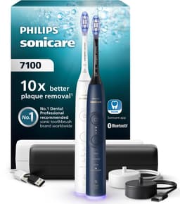 Productfoto van Philips Sonicare 7100 series - Elektrische Tandenborstel - Wit & Blauw