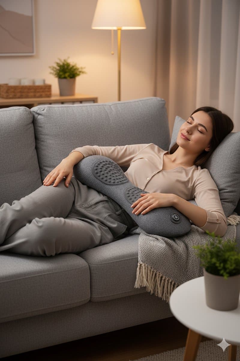 ZenRest Smoothspine Triple Fusion Massager - Massage Kussen - Rug - Rugpijn - Rugkussen - Rugstretcher - Massage Apparaat - Easyspine 3 in 1 Rugmassage thumbnail 2