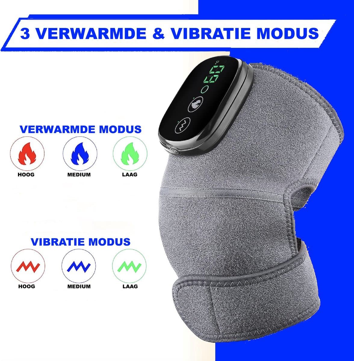 Knie Massage Apparaat - Artrose - Kniemassage Apparaat - Knie Massager - Alternatief Kniebrace thumbnail 5