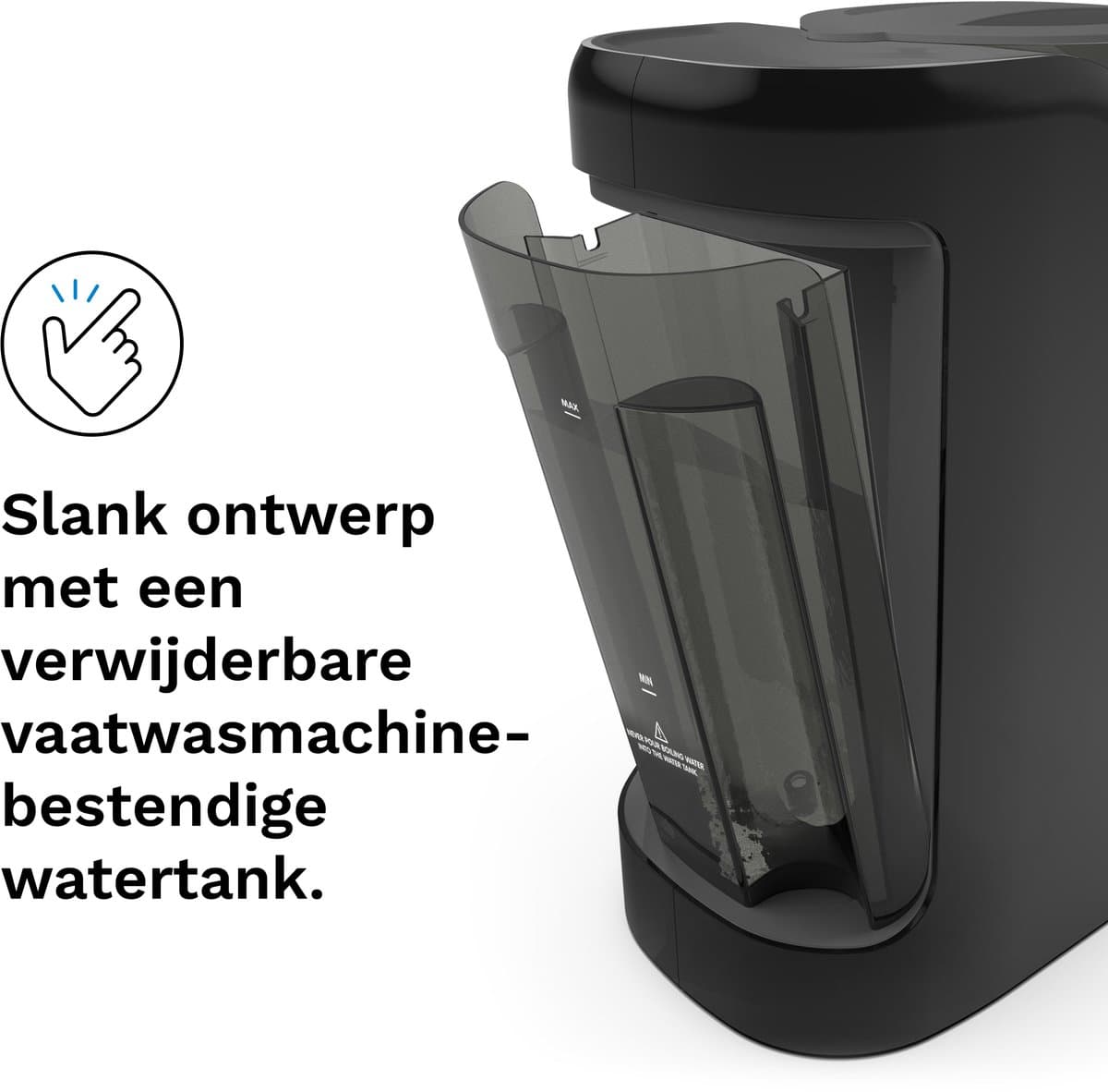 Baby Brezza Formula Pro Advanced – Automatische Flesvoeding Maker – Babyfles Apparaat – Anthraciet thumbnail 7