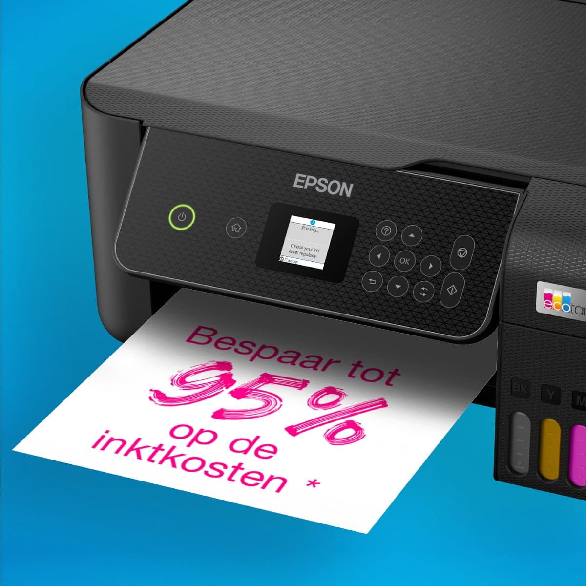 Epson EcoTank ET-2870 - All-in-One Inkttank Printer - Zwart thumbnail 5