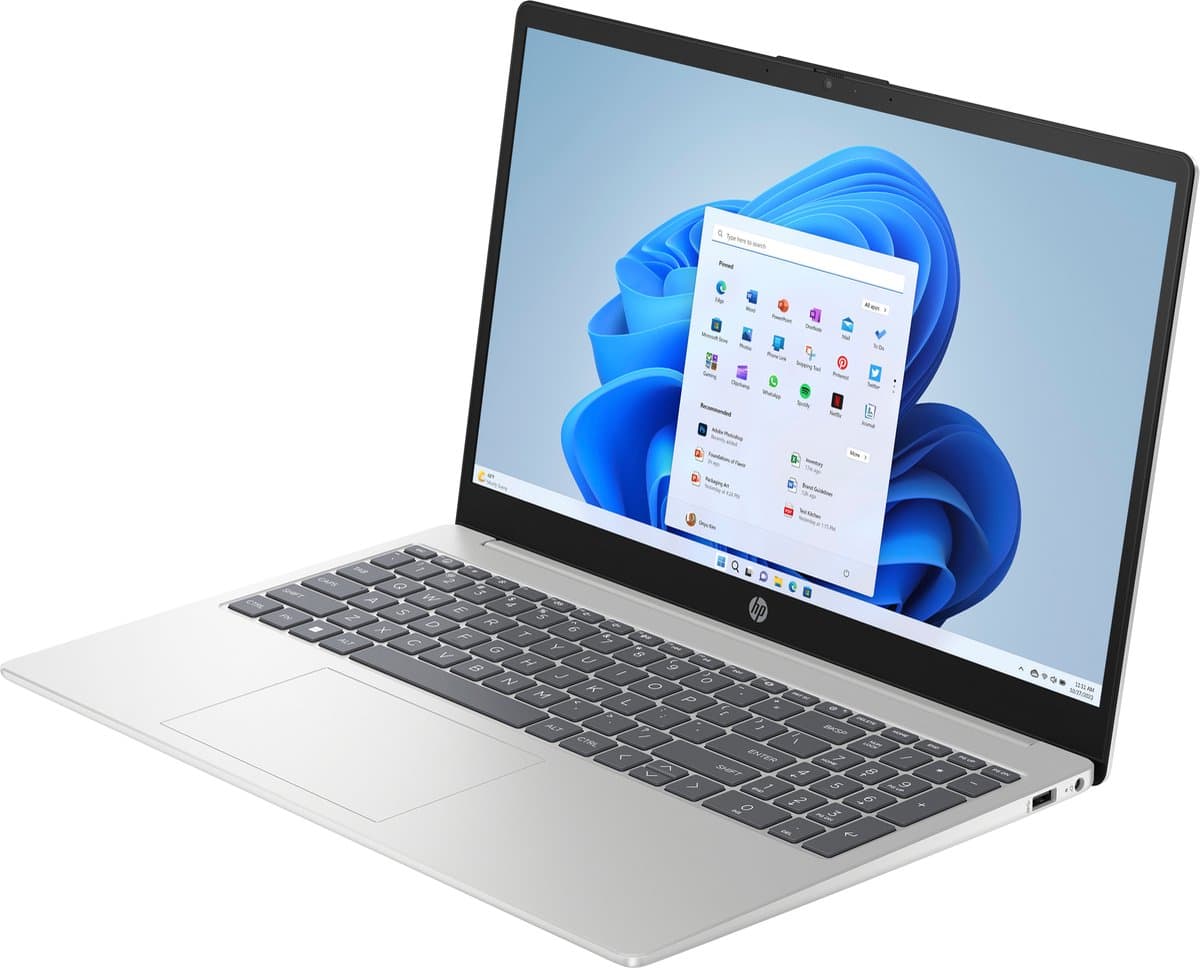 HP Laptop 15-fd0048nd Intel® Core™ i5 i5-1334U 39,6 cm (15.6") Full HD 8 GB DDR4-SDRAM 512 GB SSD Wi-Fi 6 (802.11ax) Windows 11 Home Zilver thumbnail 8