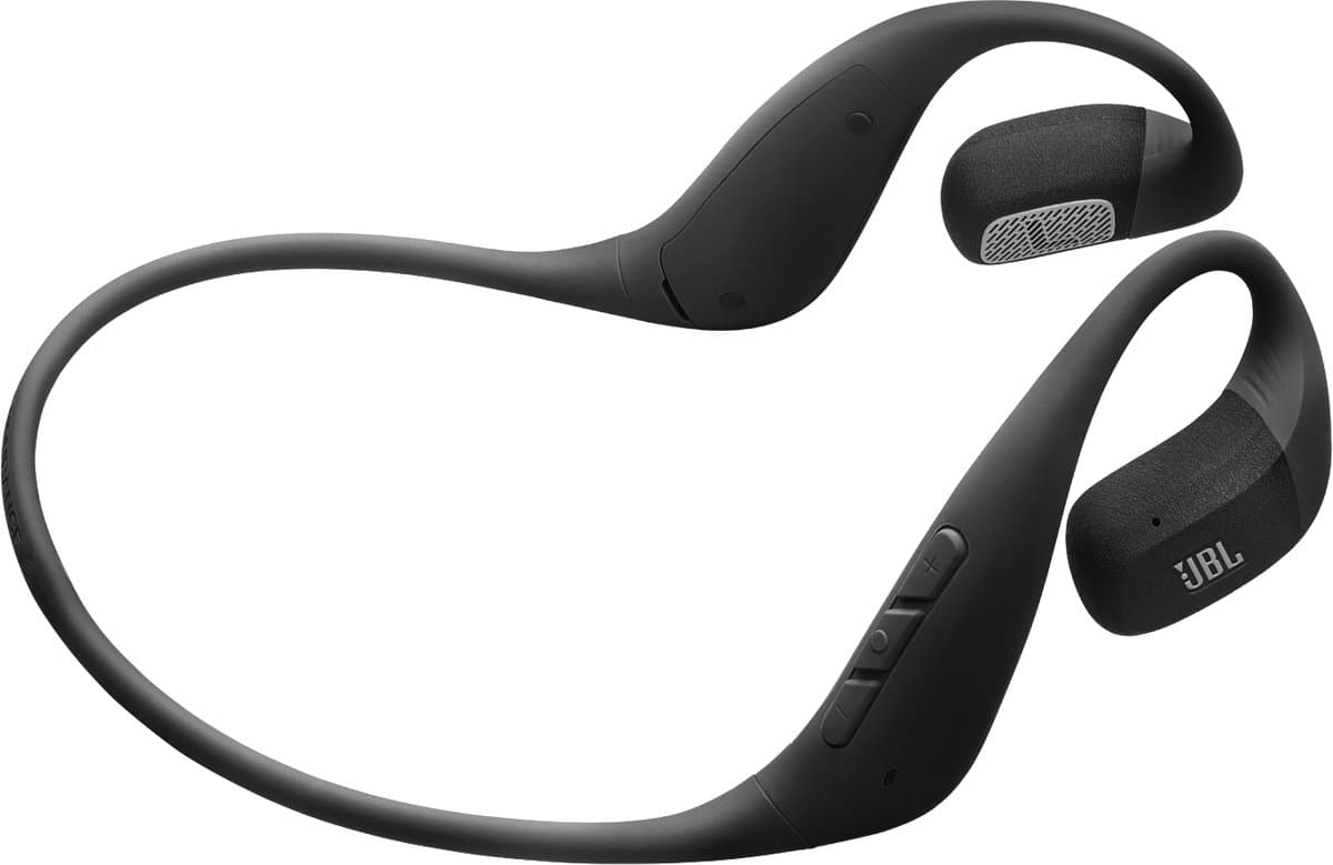 JBL Endurance Pace - Draadloze Open Ear Oortjes met Nekband - Sport Oordopjes - Bluetooth - Hardlopen - 10 uur - IP68 - Zwart & Grijs thumbnail 7
