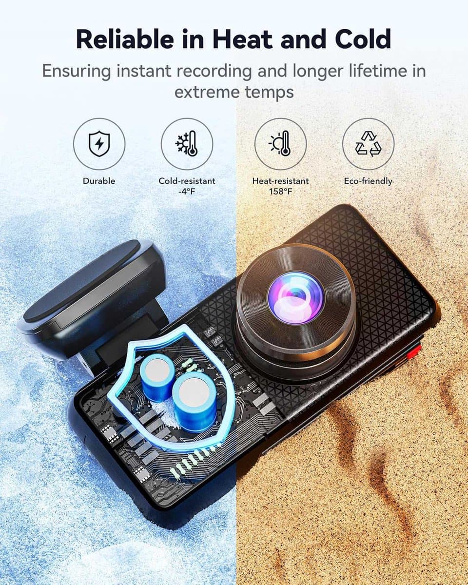 RedTiger F17 Elite 4K 128gb night vision dashcam - 4K + 2x Full HD resolutie met Sony Starvis 2 sensoren – Interieur camera - 128gb Micro SD kaart - 3,0 inch touchscreen Lcd - Wifi en Gps - Parkeerbewaking - G-sensor - Loop recording thumbnail 3