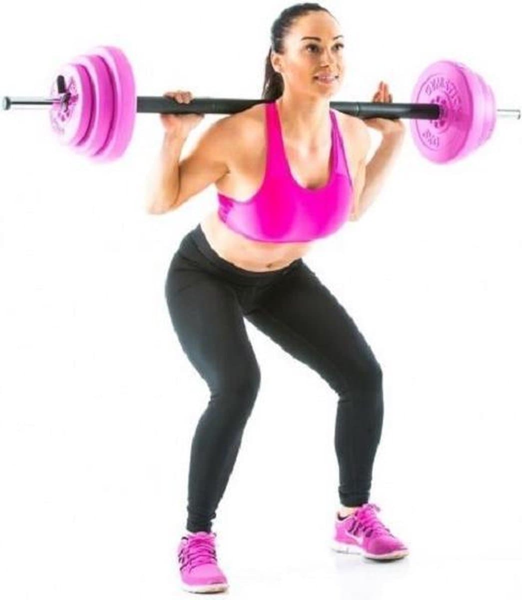 Gymstick Aerobic Pump Set - Halterset - Vivid - 20 kg - 6 halterschijven - Incl. halterstang en veerclipsluiters - Inc. gratis online trainingsvideo's thumbnail 7