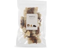 Petstyle Living Geperste Botten met Eend - Hondensnacks - 7,5cm - 20 Stuks - Kauwbotten Hond