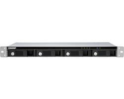 QNAP TR-004U behuizing voor opslagstations HDD-/SSD-behuizing Zwart, Grijs 2.5/3.5"