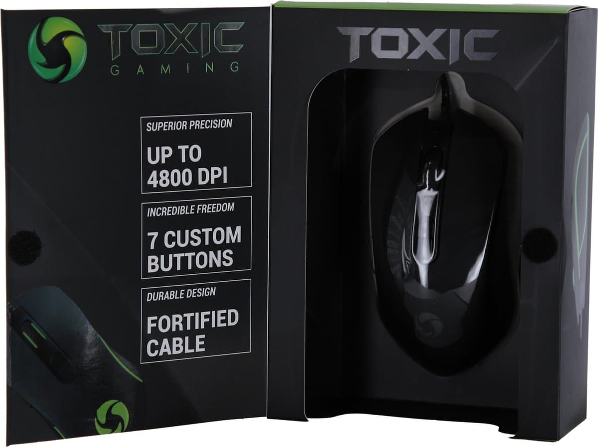 BTO TOXIC RGB-gamingmuis met 4800 dpi en USB thumbnail 4