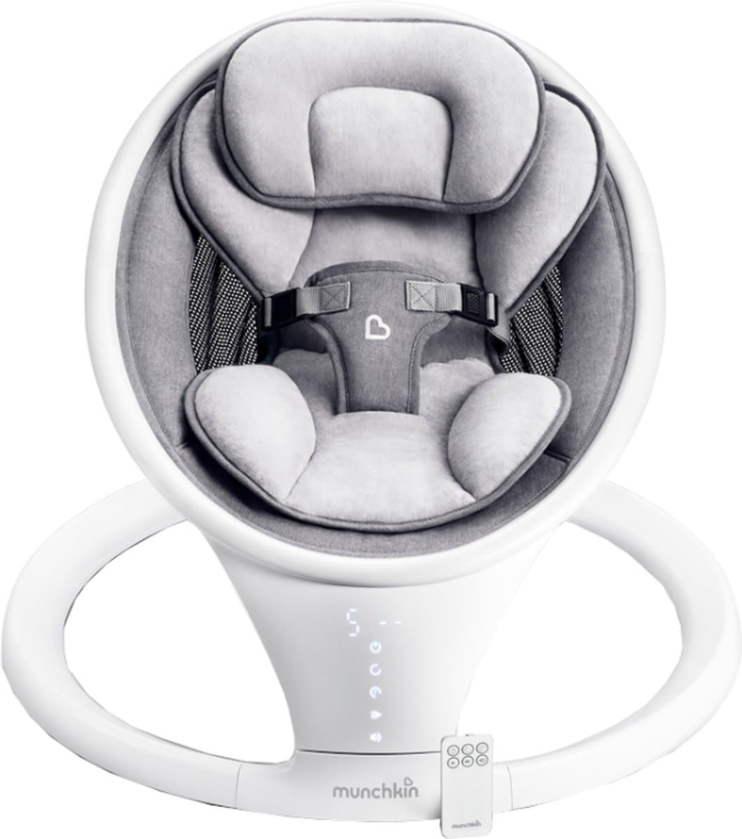 Munchkin swing - baby wipstoel elektrisch lichtgewicht bluetooth - schommelstoel thumbnail 6