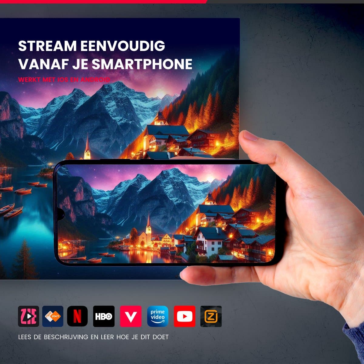 STOBE® TITANIC draagbare mini beamer - Beamer Projector - mini projector - HDMI - AUX - USB - 4K beamer support - Thuisbioscoop thumbnail 5