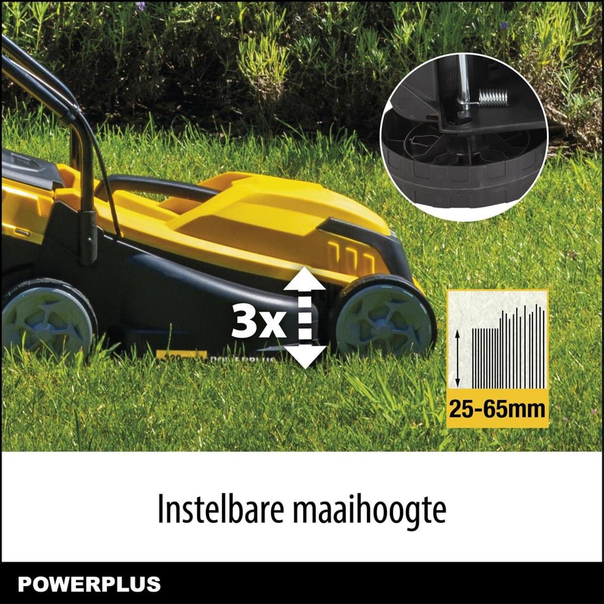 Powerplus Elektrische Grasmaaier 320mm thumbnail 2