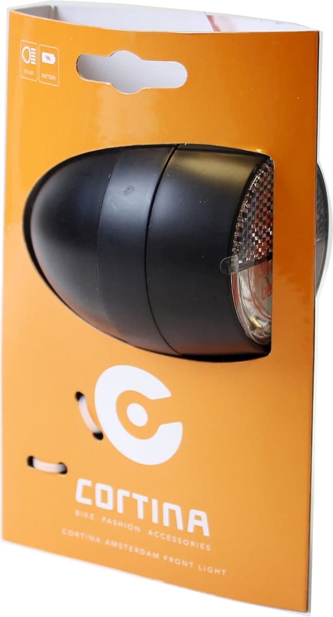 Cortina koplamp Amsterdam zwart batterij origineel thumbnail 3