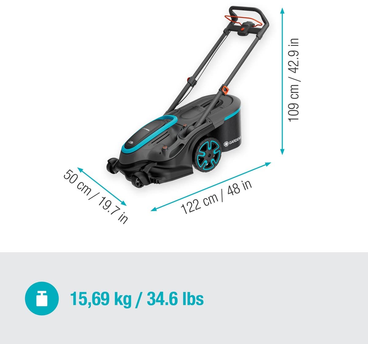 GARDENA Grasmaaier PowerMax Duo 46/36V P4A Solo thumbnail 6
