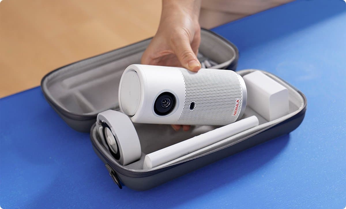 Anker Nebula Capsule Air - Draagbare Mini Beamer - 150 ANSI Lumen - Beeldformaat tot 100" - 2 Uur Batterijduur - Autofocus - Automatische Keystone-correctie - Wit thumbnail 6