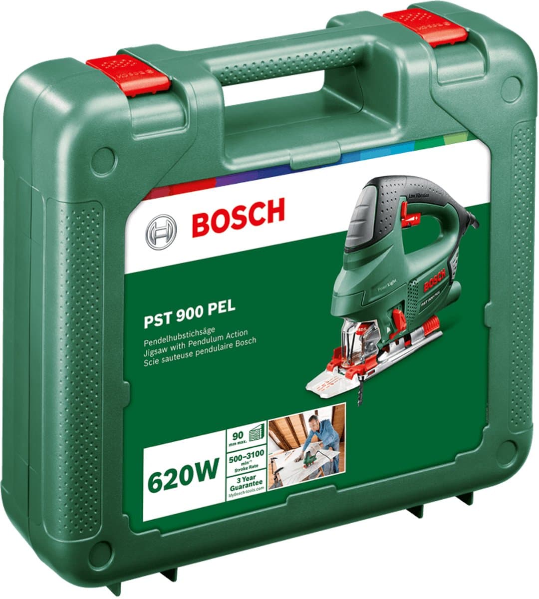 Bosch PST 900 PEL decoupeerzaag - 620W, snoer, pendelwerking thumbnail 8