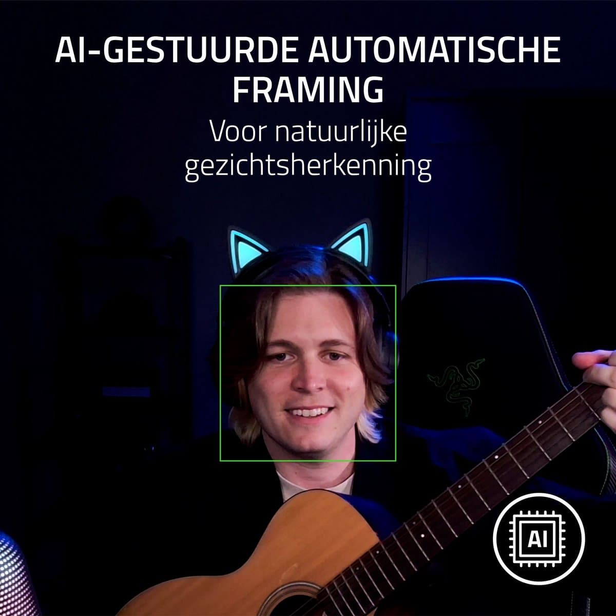 Razer Kiyo V2 - Webcam - 4K - Ingebouwde Microfoon - 30 FPS - Zwart thumbnail 4