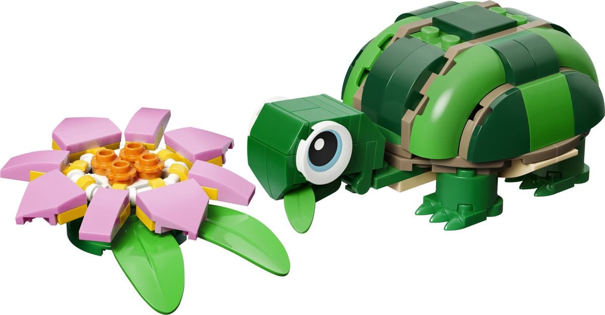 LEGO Creator Schildpad met waterlelie - constructiespeelgoed thumbnail 8