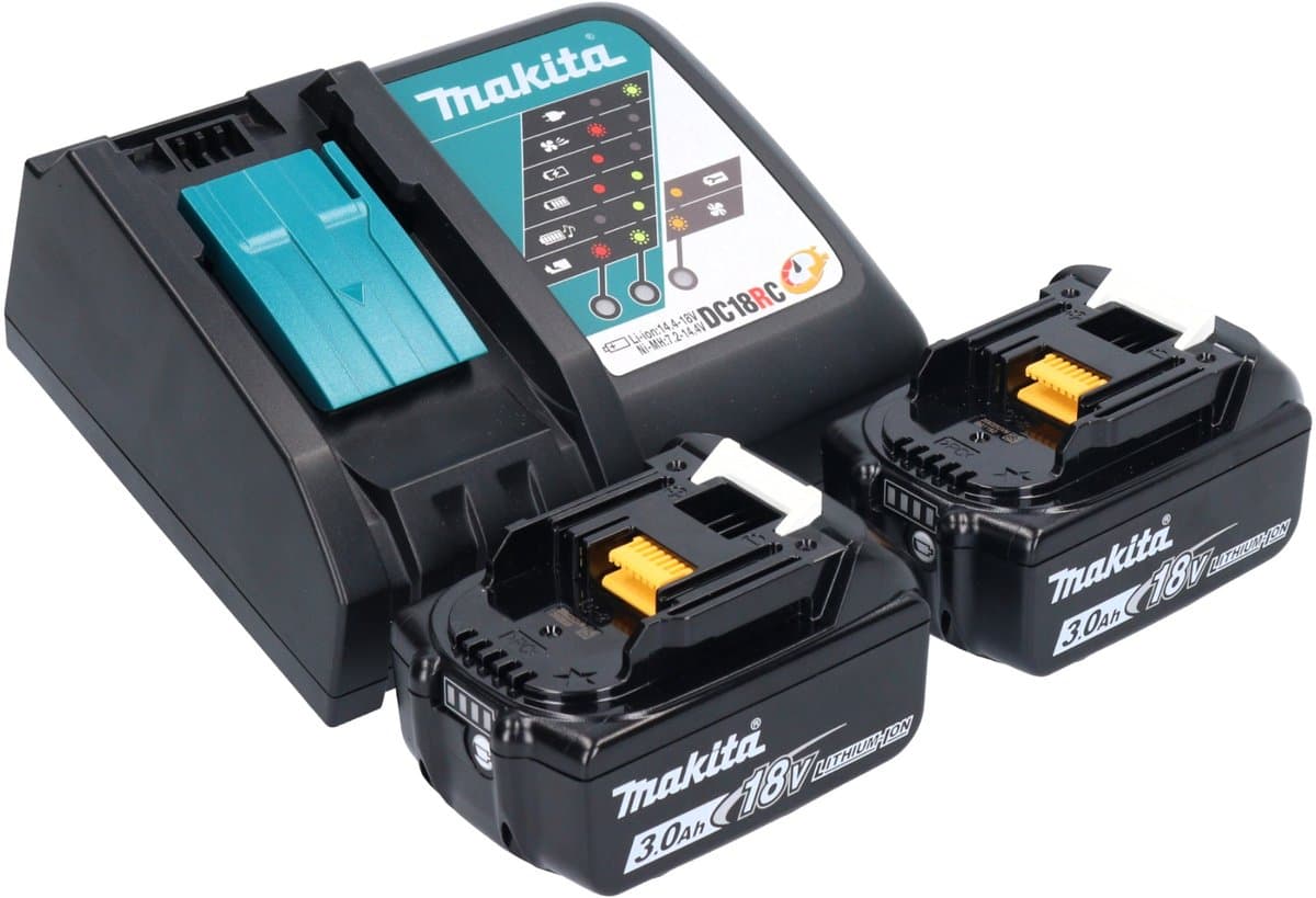 Makita DHP490RFX3 18 Volt accu LXT klopboormachine met 74 delige bitset in koffer en 2x 3.0Ah li-ion accus en lader thumbnail 7