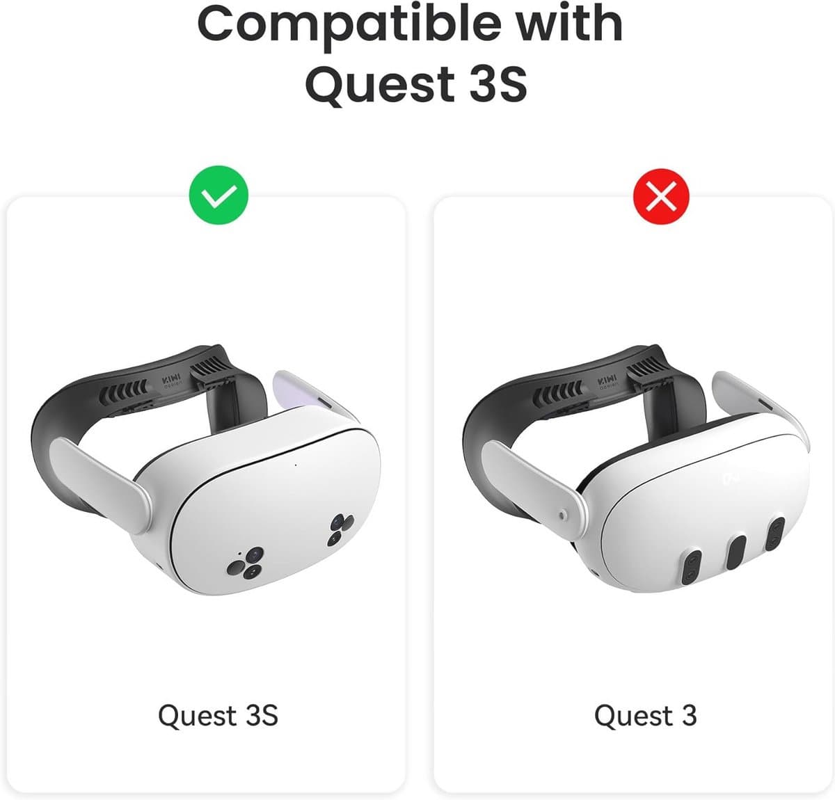 Ergonomische Gezichtspads voor Oculus/Meta Quest 3S thumbnail 4
