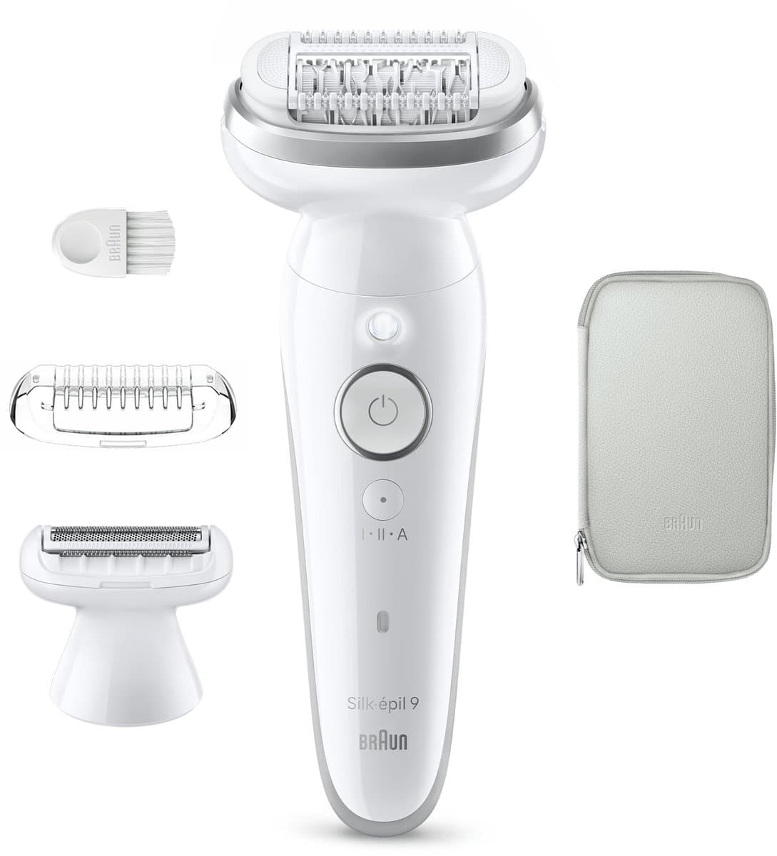 Braun Silk·épil 9 - Wet & Dry Epilator - 9-030 - Langdurig Gladde Huid - Inclusief Scheerkop en Trimkam - Zilver thumbnail 2
