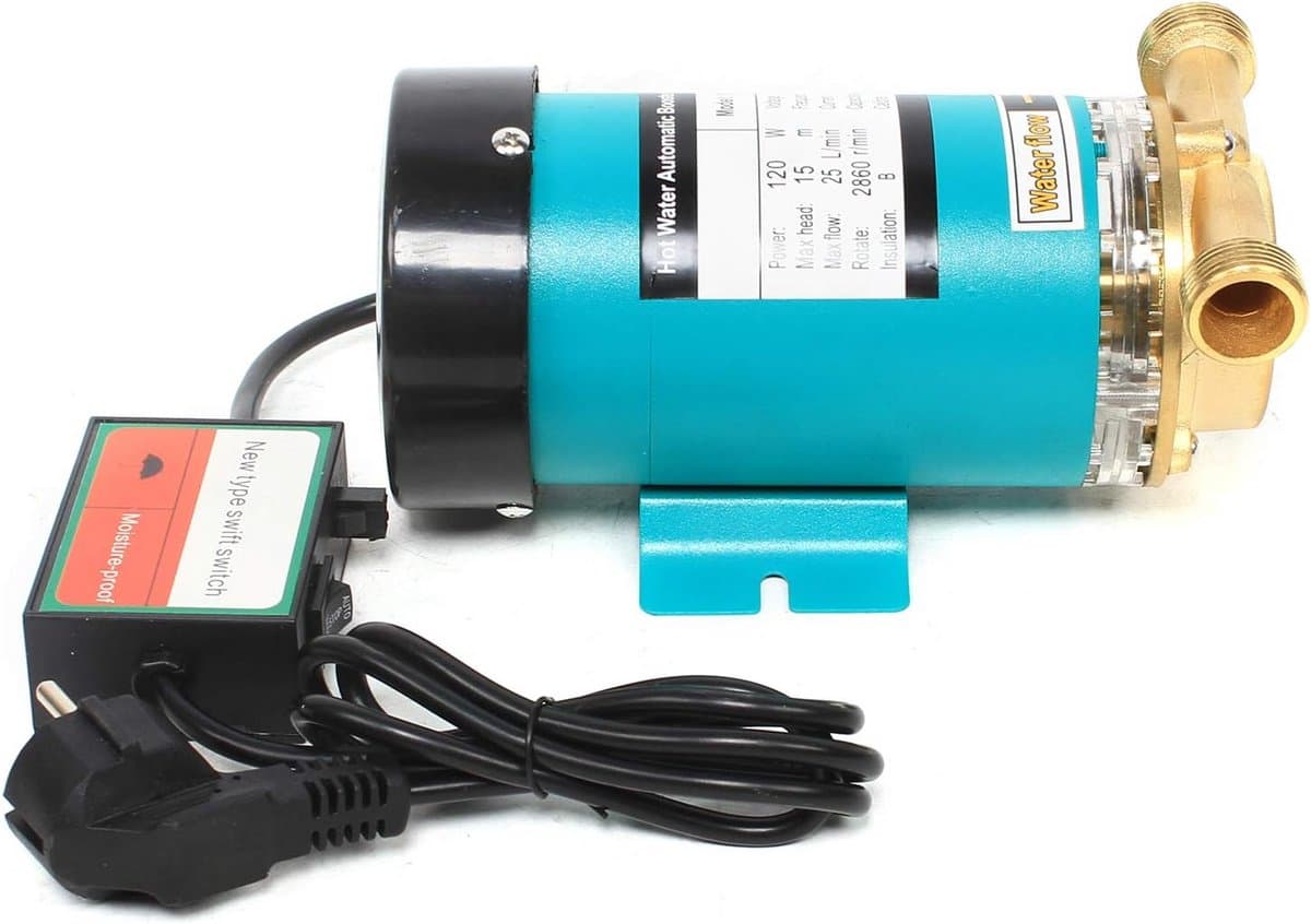 Automatische Drukverhogingspomp 120W - Circulatiepomp voor Warm Water en Tuin thumbnail 3