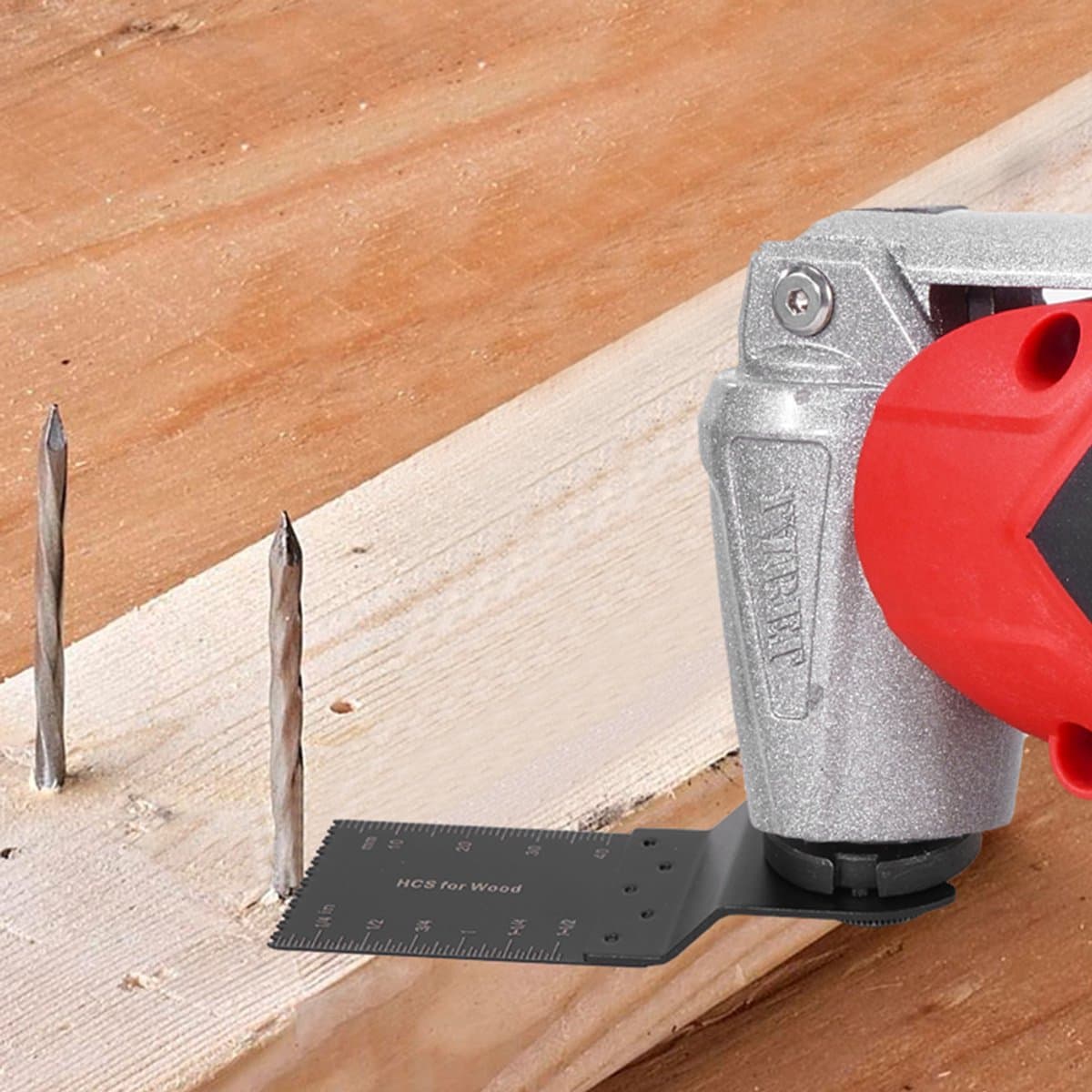 ONEVAN Accu Multitool - met 2x Accu's & 22x Accessoires - Oscillerend Gereedschapsset - 20.000 tpm - 6 variabele snelheden - voor verwijderen, schrapen en zagen thumbnail 6