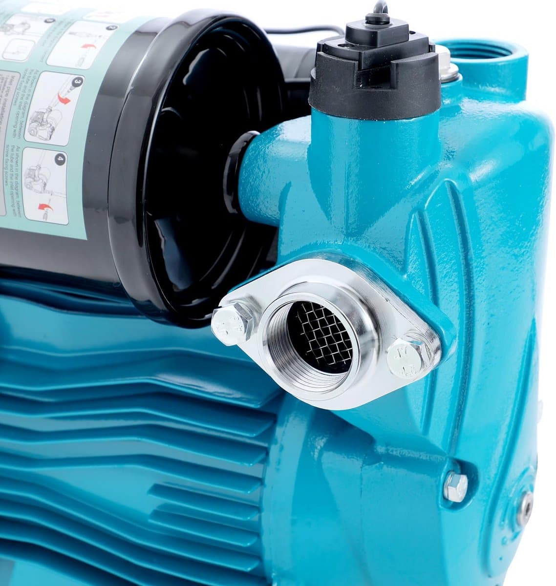 Automatische Waterpomp met Drukregeling voor Huis en Tuin - 600W Zelfaanzuigend thumbnail 4