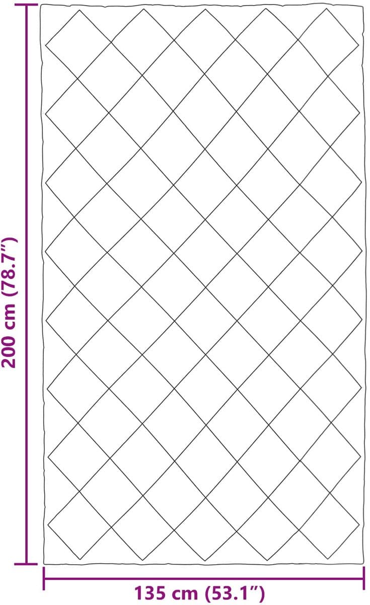 vidaXL - Winter - Duvet - Groen - 135 - x - 200 - cm - Microvezel thumbnail 4