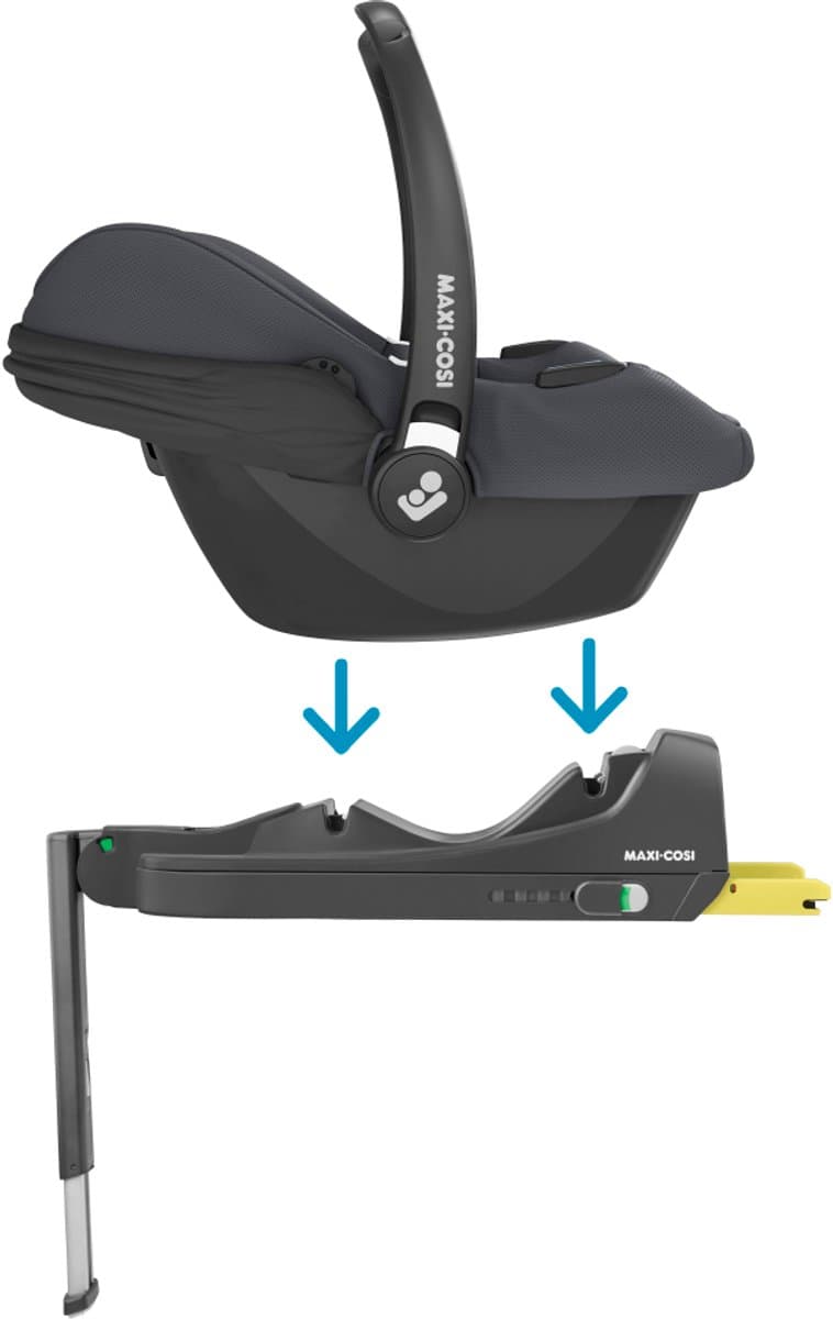Maxi-Cosi CabrioFix i-Size Autostoeltje & ISOFIX basis bundel - Essential Graphite thumbnail 3