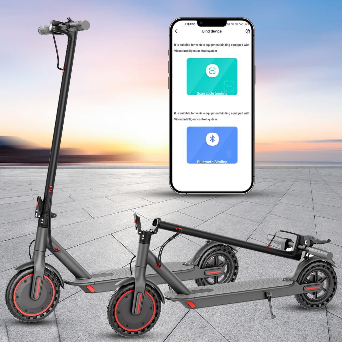 AOVOPRO LP60: 250W e-step met app-bediening en 25 km/u thumbnail 2