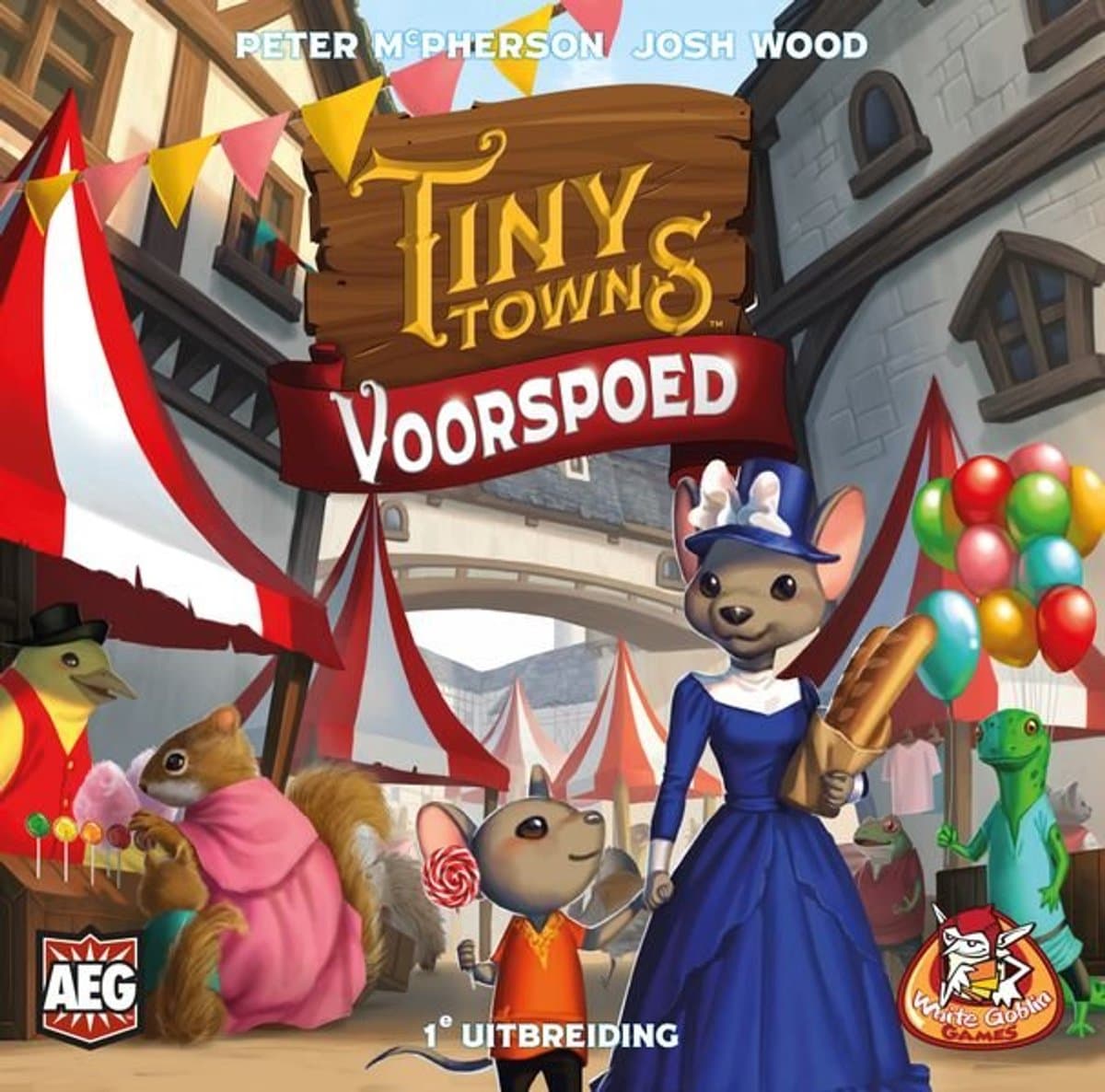 White Goblin Games Tiny Towns: Voorspoed uitbreiding 1-6 spelers