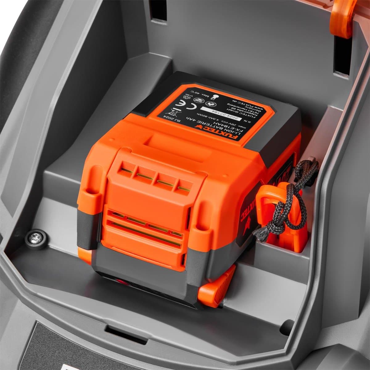 FUXTEC accu grasmaaier 20V FX-E1RM20ECO-SET maaibreedte 30 cm, 30L grasopvangbak, maaihoogte 30-70 mm thumbnail 6