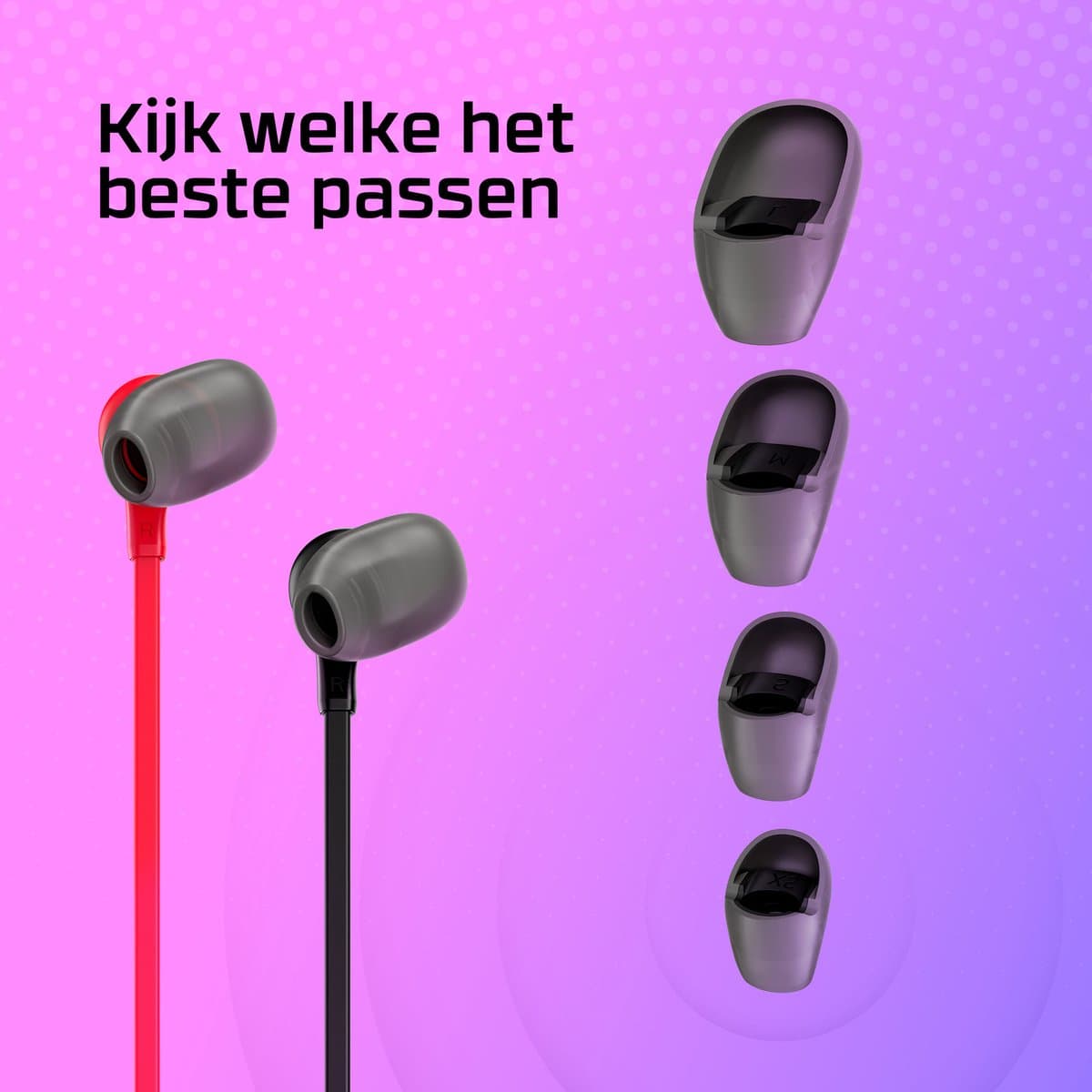 HyperX Cloud Earbuds II - Gaming Earbuds met Microfoon - Zwart - PC/PlayStation/Xbox/Nintendo Switch/Mobile thumbnail 4