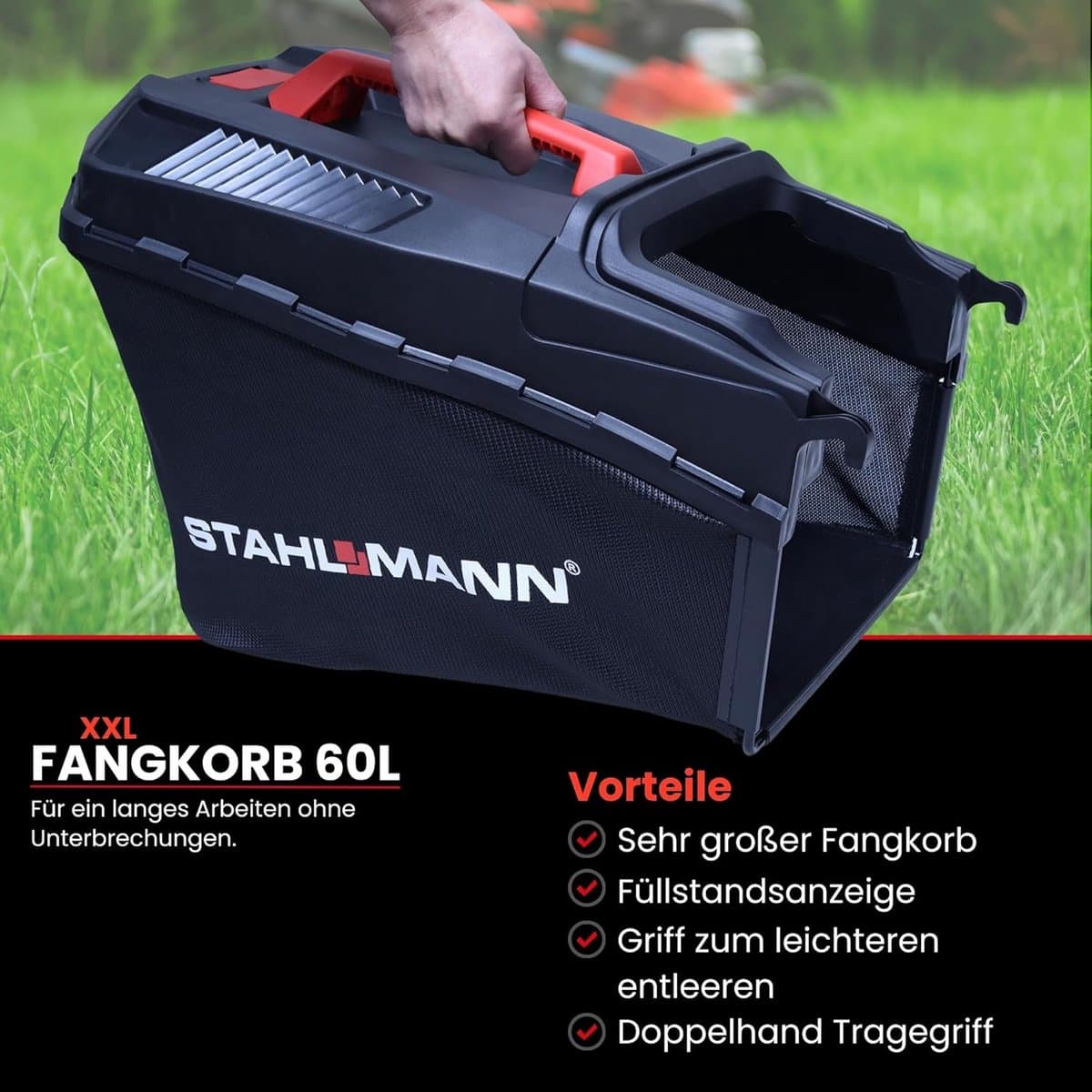 Benzine Grasmaaier met Aandrijving - 5,4 pk, 46 cm Maaibreedte, Mulchen, Easy Clean Aansluiting thumbnail 5