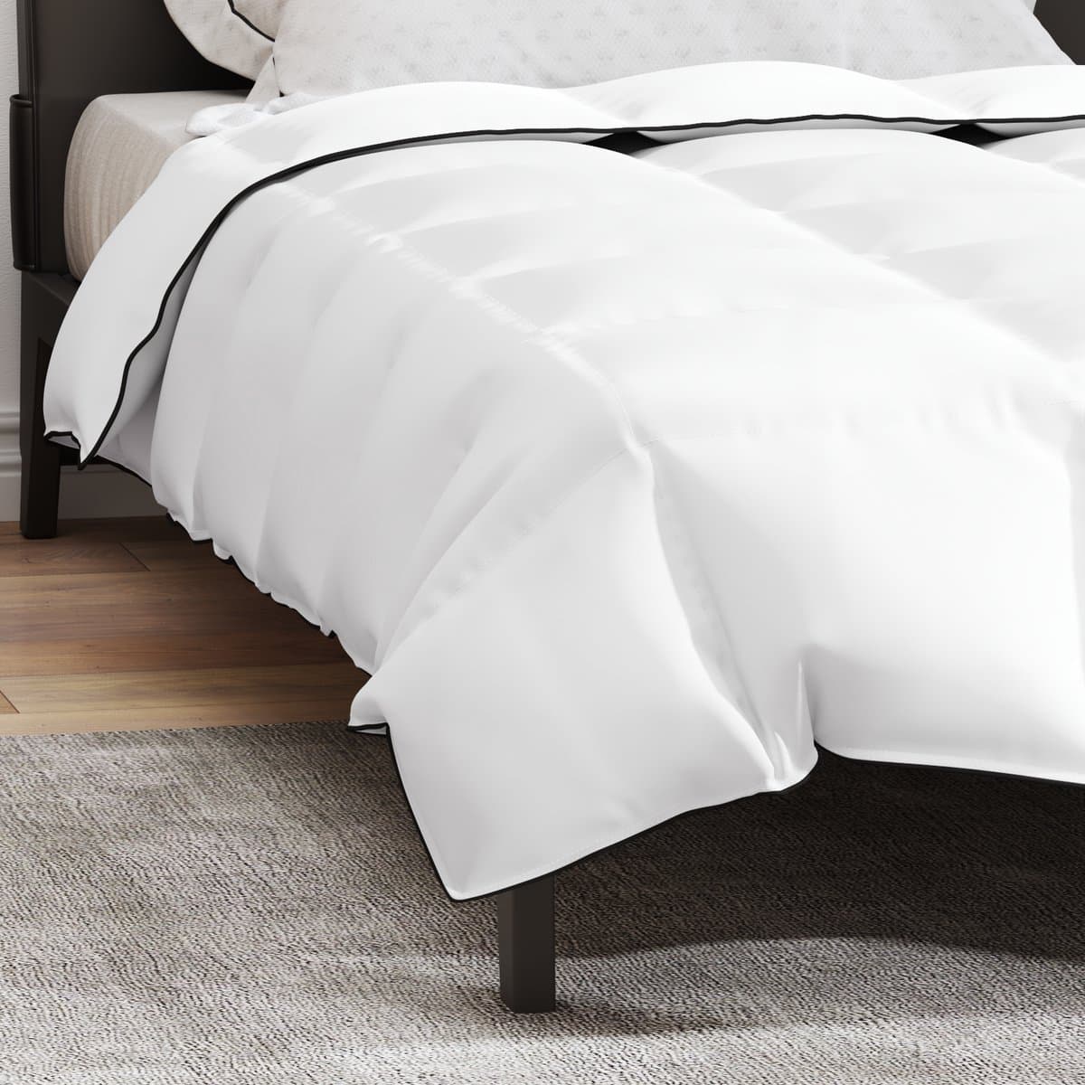 vidaXL - Winter - Duvet - Wit - 140 - x - 220 - cm - Veer thumbnail 5