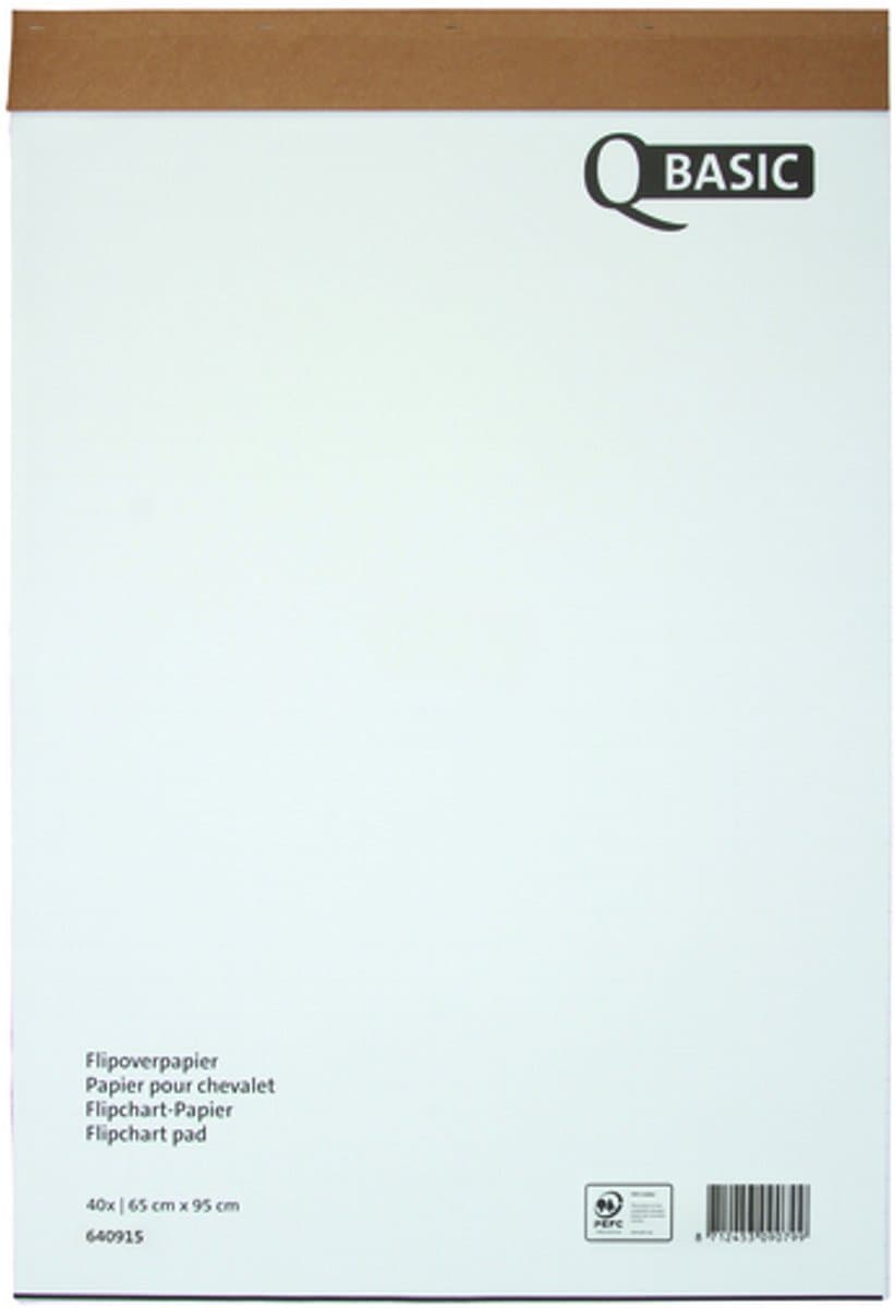 5 x Flipoverpapier Office Basics - 65x98cm - 5 blokken van 20vel opgerold thumbnail 4