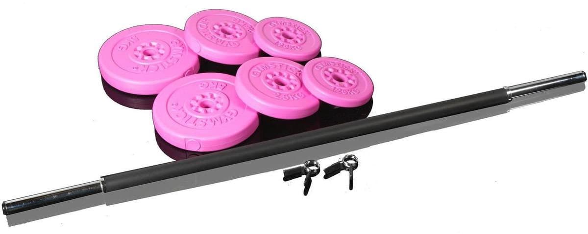 Gymstick Aerobic Pump Set - Halterset - Vivid - 20 kg - 6 halterschijven - Incl. halterstang en veerclipsluiters - Inc. gratis online trainingsvideo's thumbnail 2