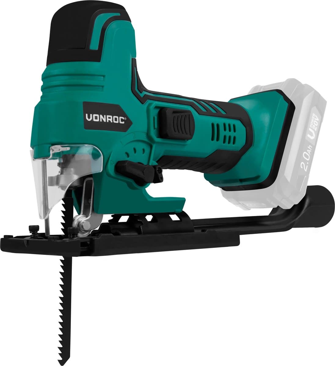 VONROC VPower 20V Accu Decoupeerzaag – T-handgreep thumbnail 3