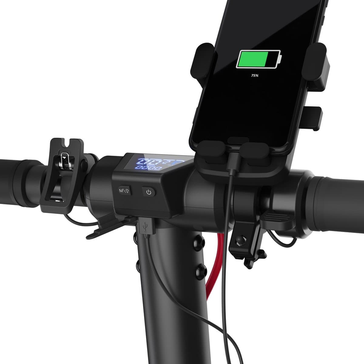Sharp KS2AEU-B e-Scooter: 10 inch, app, achtervering thumbnail 7
