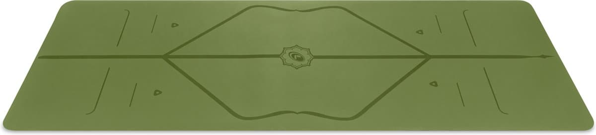 Liforme Yoga Mat - 185 cm x 68 cm x 0,42 cm - Olijf Groen | Duurzame en comfortabele yogamat met perfecte grip voor de ultieme yogasessie | thumbnail 8