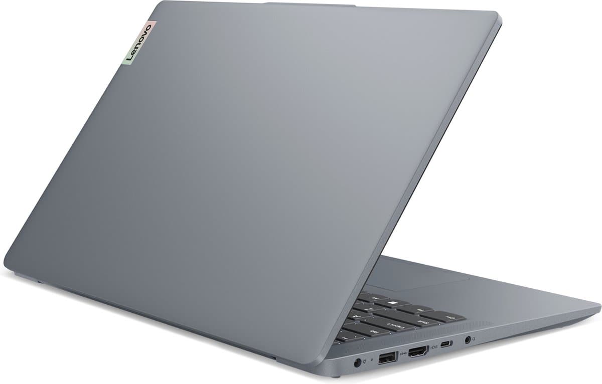 Lenovo IdeaPad Slim 3 14IAN8 - Laptop - 14" - 1920 x 1080 Full HD - Intel Core i3-N305 - 8 GB DDR5 - 128 GB SSD - Intel UHD Graphics - Windows 11 Home - Wi-Fi 6 - Qwerty - Grijs thumbnail 3