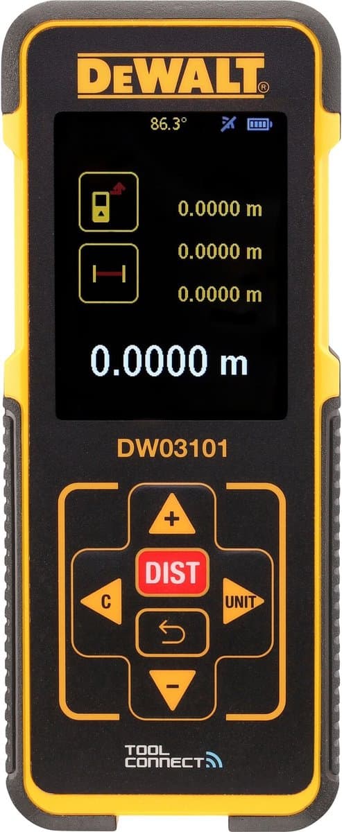 DeWalt DW03101 - Laserafstandsmeter - 100m - IP65 - Inclinometer thumbnail 3