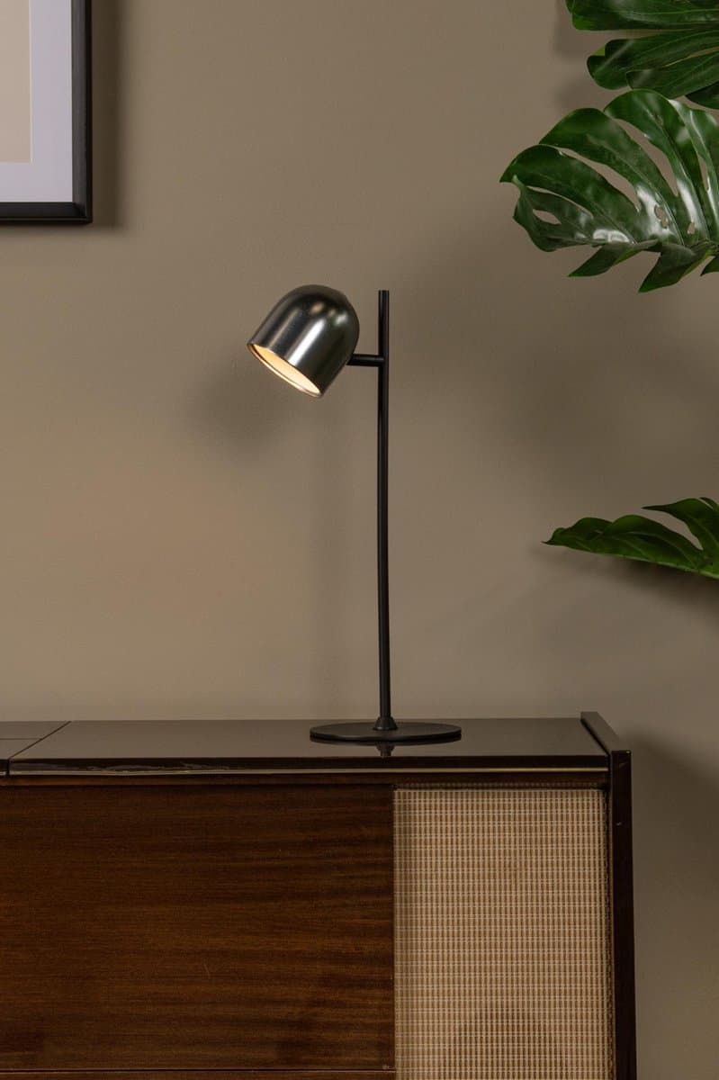 Lucide SKANSKA RECH - Oplaadbare Bureaulamp Binnen/Buiten - Accu/Batterij - LED Dimbaar - CCT - 1x3W 3000K/6000K - IP44 - Grijs ijzer thumbnail 5