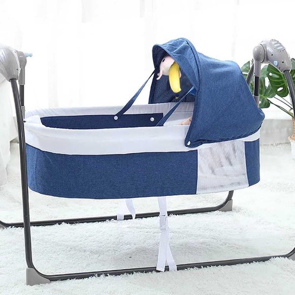 Baby Swing - Elektrische Babyschommel - Automatische Wipstoel voor je Baby - Schommelstoel thumbnail 6