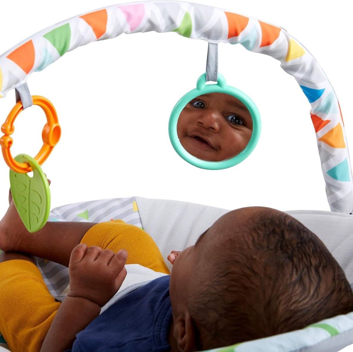 ApexArte® Elektrische Schommelstoel Baby - Baby Swing - Wipstoel Baby's met Speelboog - Grijs thumbnail 6