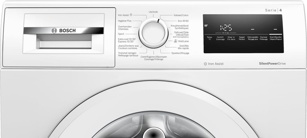 Bosch WAN2827YFG 8 kg met Iron Assist thumbnail 3