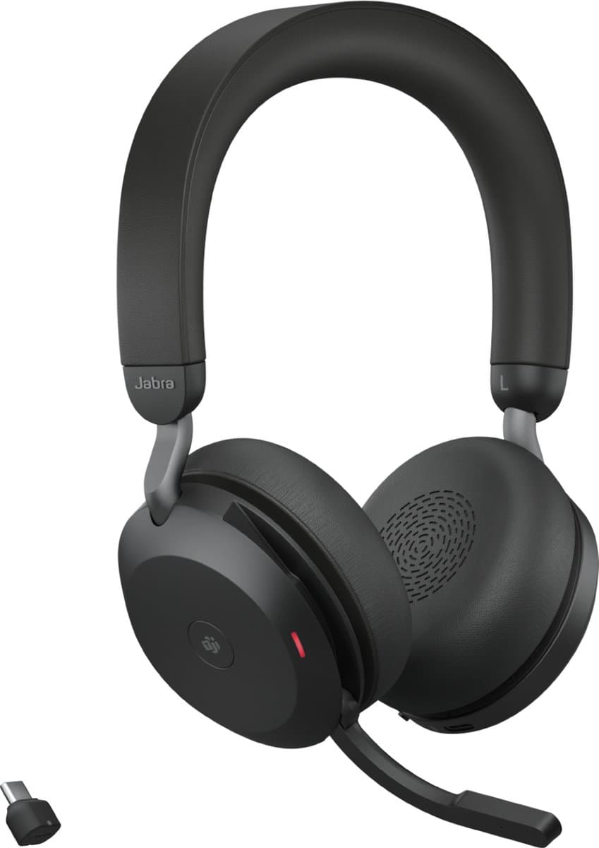 Jabra Evolve2 75 MS - Wireless Headphones - Black thumbnail 5