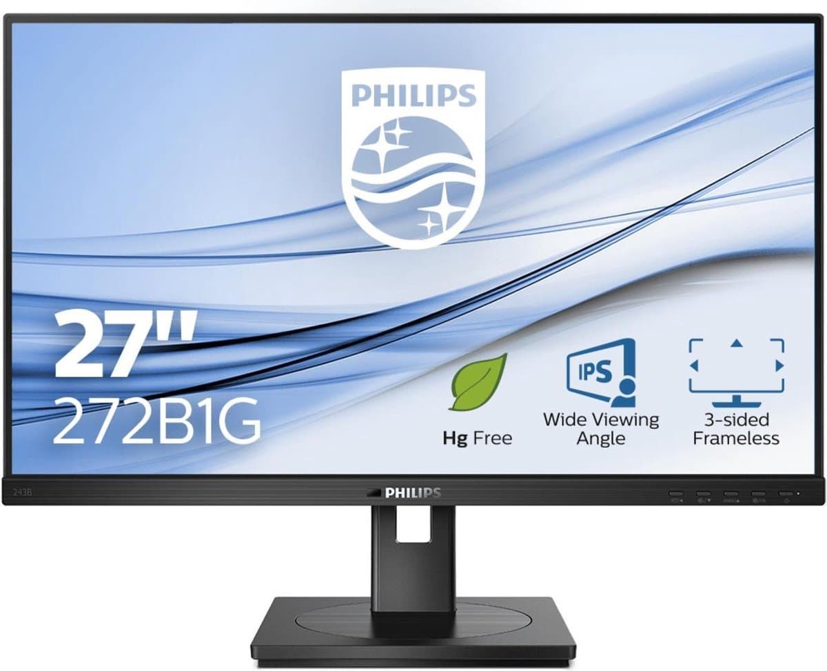 Philips 272B1G - Energiezuinige 27" IPS Monitor met PowerSensor thumbnail 2
