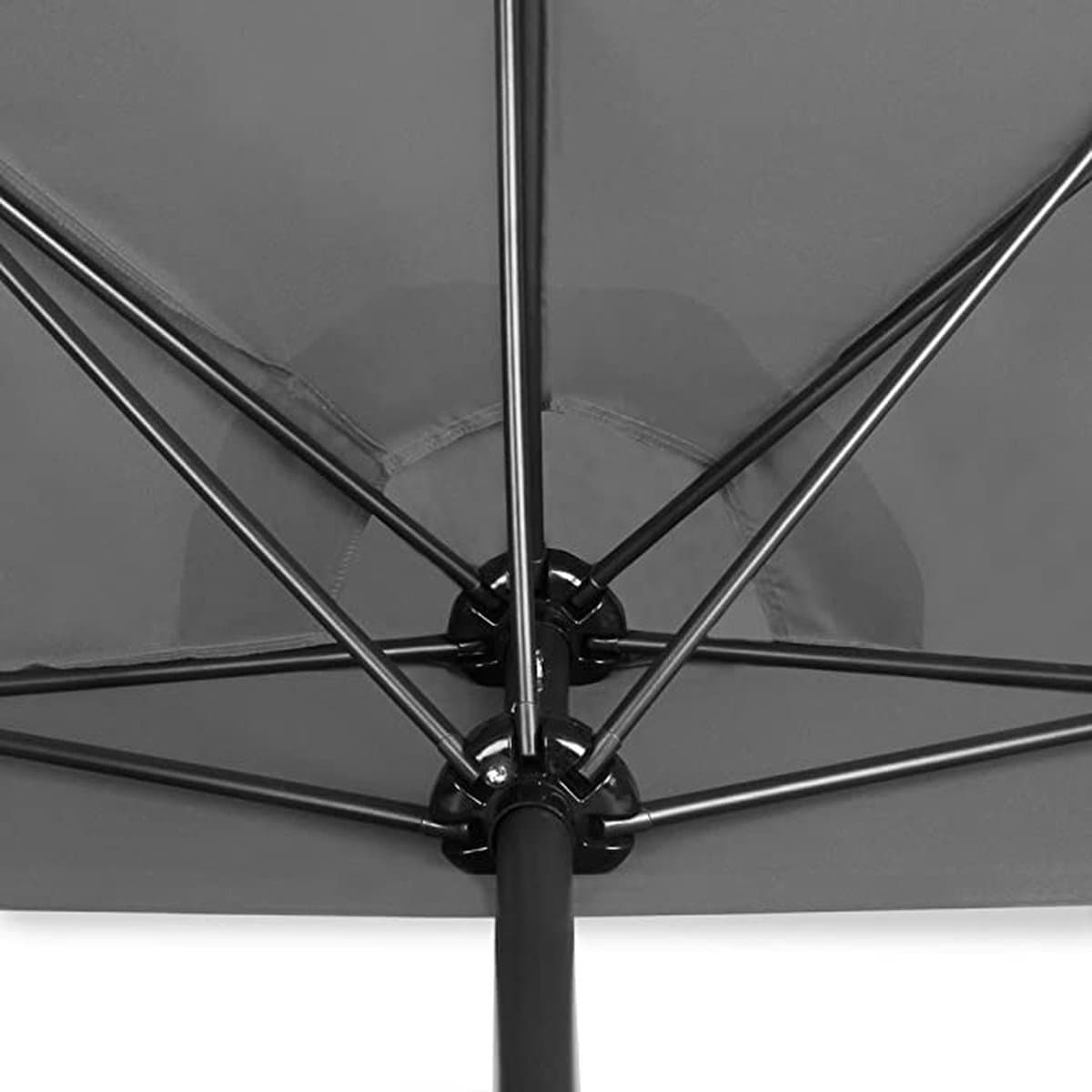 Parasol - Half Rond - Balkonparasol - 250 cm - Antraciet thumbnail 5