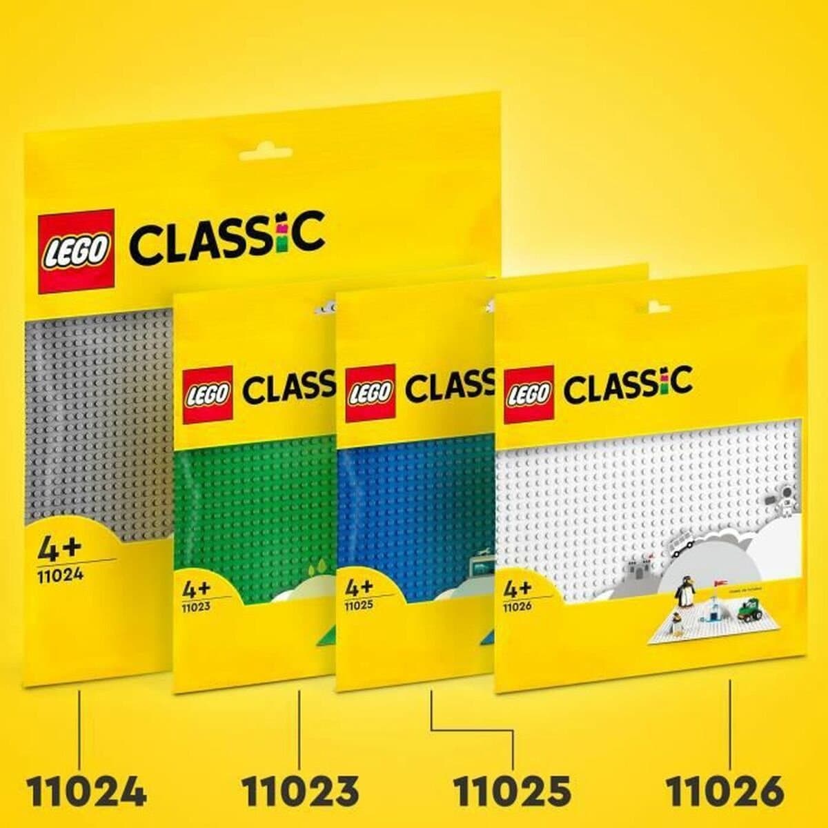 LEGO Classic Grijze Bouwplaat - 132-delige constructieset thumbnail 3